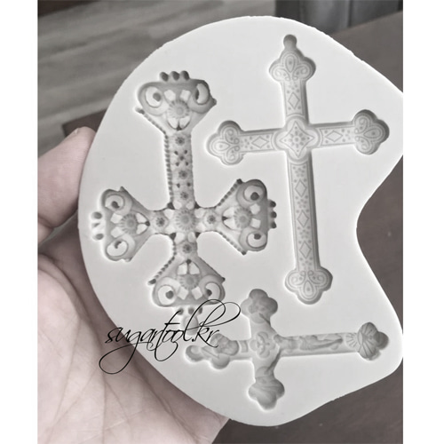 [sugartool] New 바티칸 십자가 몰드 3가지 디자인