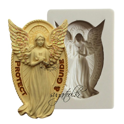 [sugartool]천사의 날개, 기도하는 천사 성상 실리콘 몰드