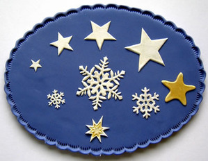 패치워크 눈꽃과 별들 SNOW FLAKES AND STARS